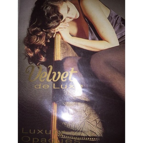 Wolford Velvet De Luxe 50 Tights Color:  Coca Size: Medium 10687 - 15 - Picture 2 of 2